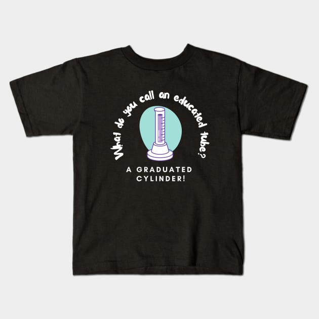 Graduated Cylinder Kids T-Shirt by Random Prints